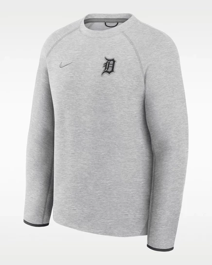 Мужской свитшот Nike Tech Fleece Detroit Tigers, серый