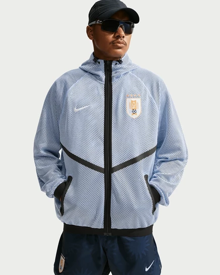 Мужская куртка Nike Uruguay, синяя/темно-синяя/белая