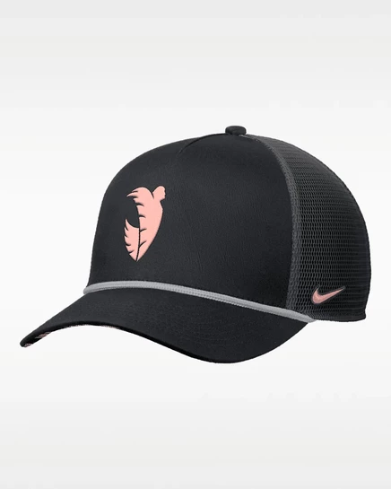 Унисекс кепка Nike Angel City FC Rise Rope Trucker, черная