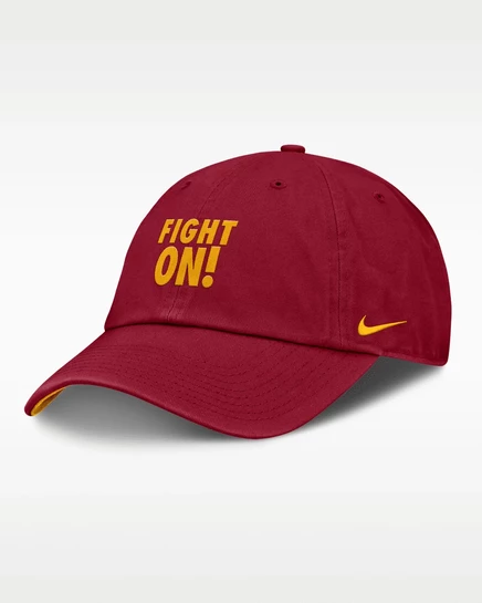 Мужская кепка Nike Primetime Chant Club USC, малиново-золотая