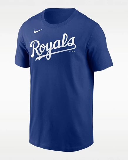 Мужская футболка Nike Bobby Witt Jr. Royals Fuse, синяя