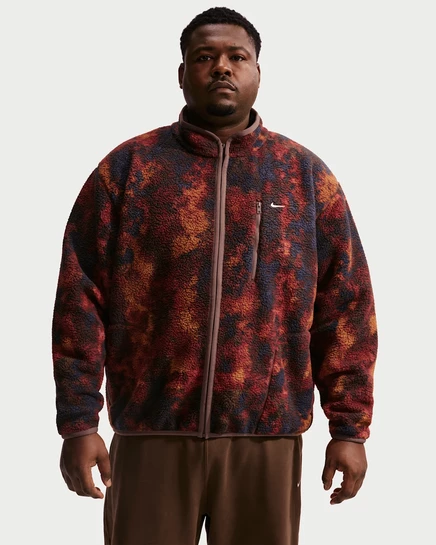 Мужская утеплённая куртка Nike Sportswear, тёмно-синяя/коричневая/индиго