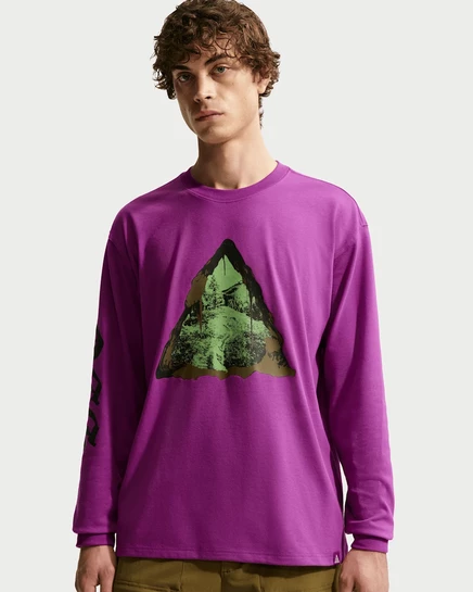 Мужской лонгслив ACG Dri-FIT, ягодный