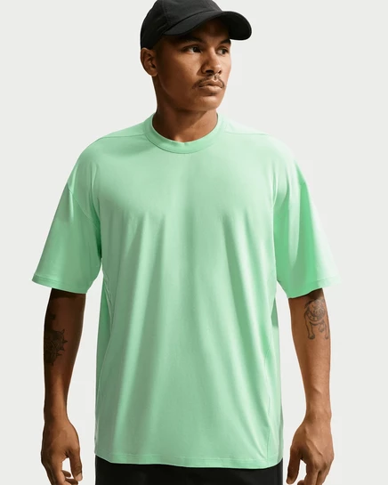 Мужская футболка Nike 24.7, зеленая/бежевая/зеленая