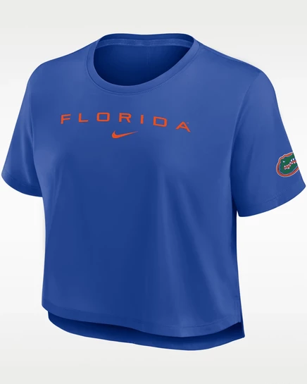 Женский укороченный топ Nike Florida Premium, синий