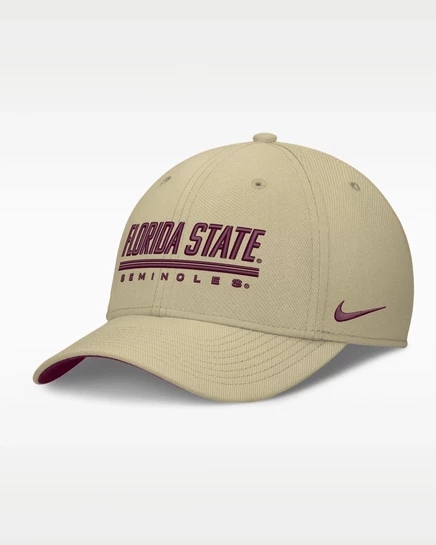 Мужская кепка Nike Florida Rise, золотая/бордовая