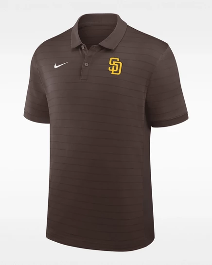 Мужское поло Nike Dri-FIT San Diego Padres, коричневое