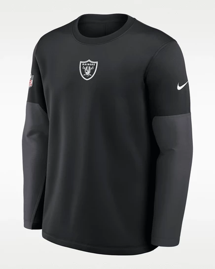 Мужская футболка Nike Therma-FIT Las Vegas Raiders Scripted To Win, черная