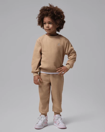 Детский комплект Jordan Brooklyn Fleece, коричневый