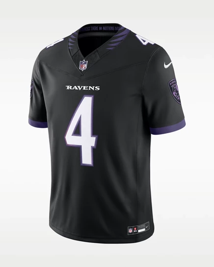 Мужская джерси Nike Zay Flowers Ravens, черная