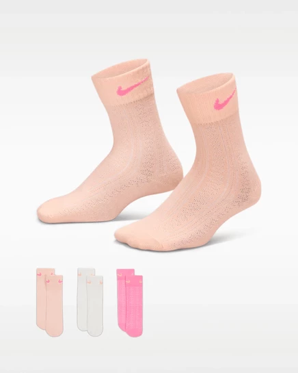Детские носки Nike Easy Breezy, 3 пары, оранжевые