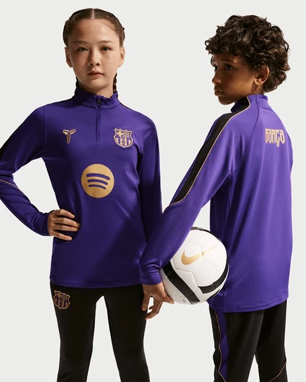 Детская кофта Nike FC Barcelona Kobe, фиолетовая