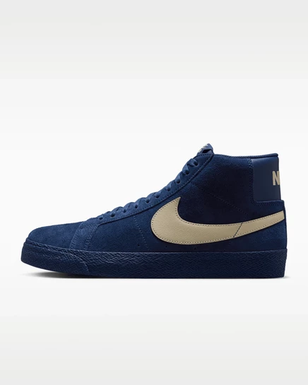 Унисекс-кеды Nike SB Zoom Blazer Mid, сине-желтые
