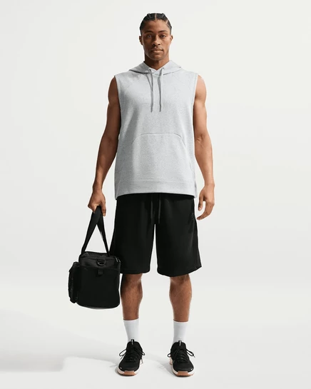 Мужские флисовые шорты Nike N.A.C., чёрные