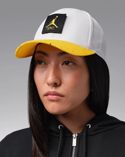 Кепка Jordan Rise Tour Yellow, белая/желтая