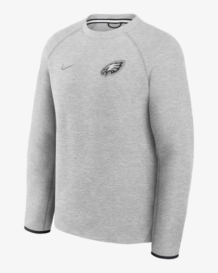 Мужской пуловер Nike Philadelphia Eagles Tech Fleece, тёмно-серый