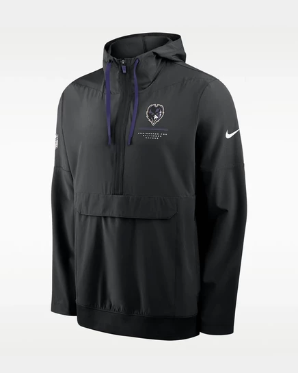 Мужская куртка-анорак Nike Ravens Sideline, черная