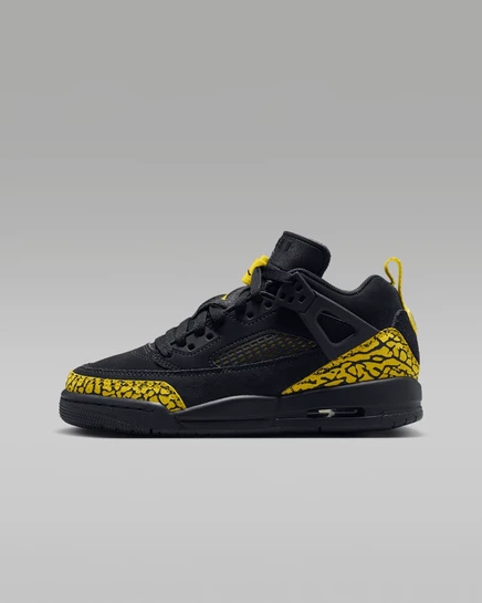 Детские кроссовки Jordan Spizike Low, черно-жёлтые
