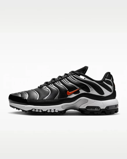 Унисекс кроссовки Nike Air Max Plus G, черные/серебристые/оранжевые