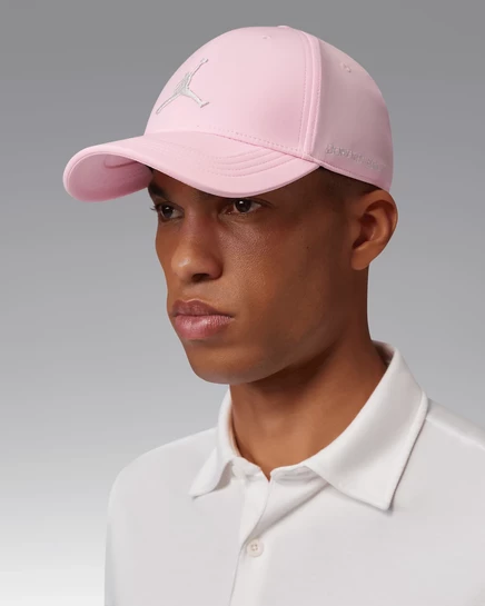 Унисекс бейсболка Jordan Club Dri-FIT, розовая/белая