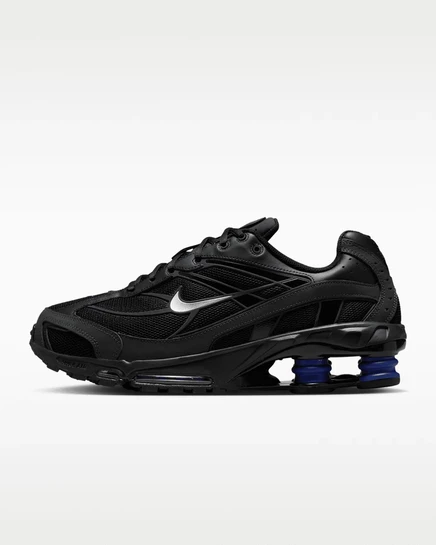 Мужские кроссовки Nike Shox Ride 2, черно-сине-серебристые