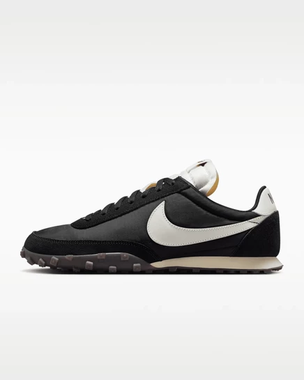 Мужские кроссовки Nike Waffle Racer, черный/кремовый