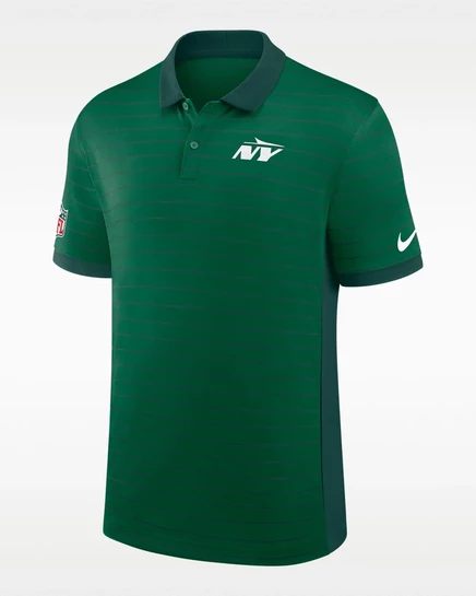 Мужское поло Nike Dri-FIT New York Jets, зеленое