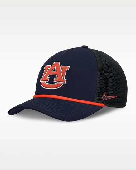 Мужская кепка Nike Auburn Primetime Rise регулируемая, синяя