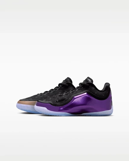 Детские кроссовки Nike LeBron XXIII «Masked Menace», черно-золотые
