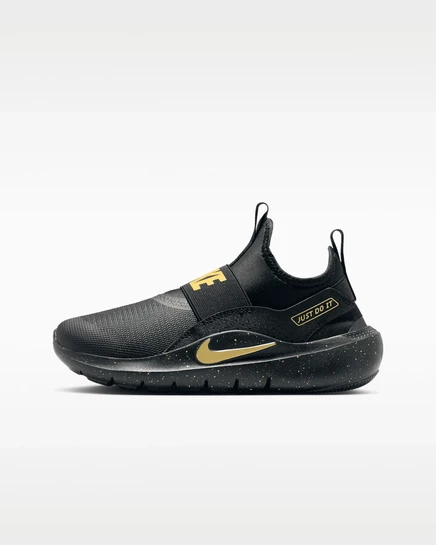 Кроссовки для малышей Nike Flex Runner 4, черно-золотые