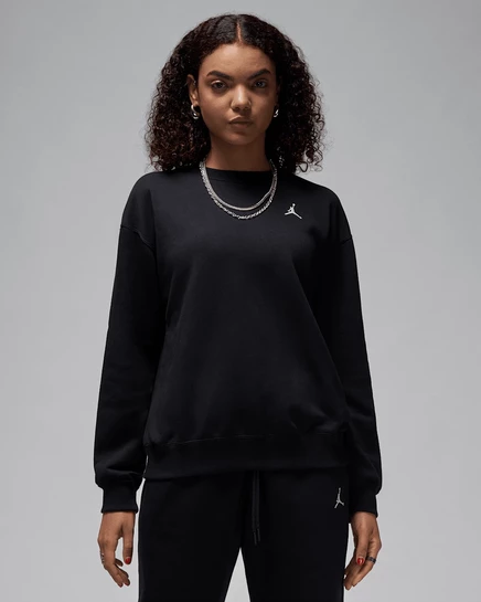 Женский свитшот Jordan Brooklyn Fleece, черно-белый