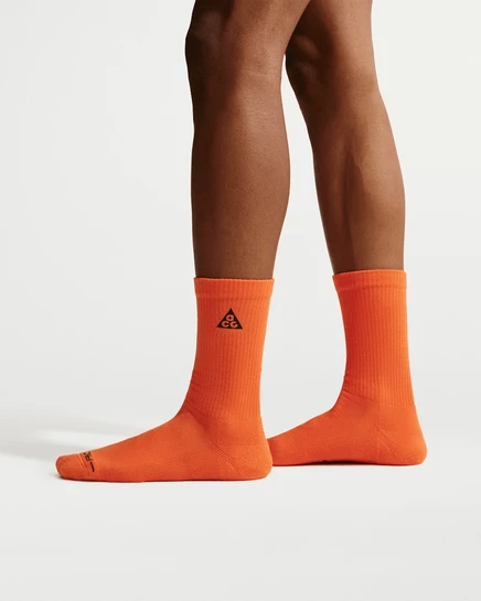 Унисекс-носки Nike ACG Everyday, оранжево-черные