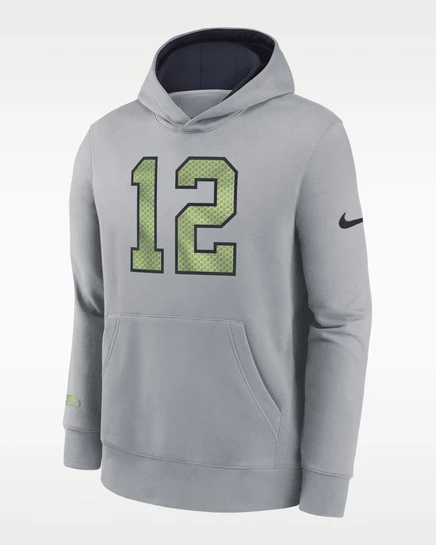 Детское худи Nike Seattle Seahawks Rivalry Club, серое