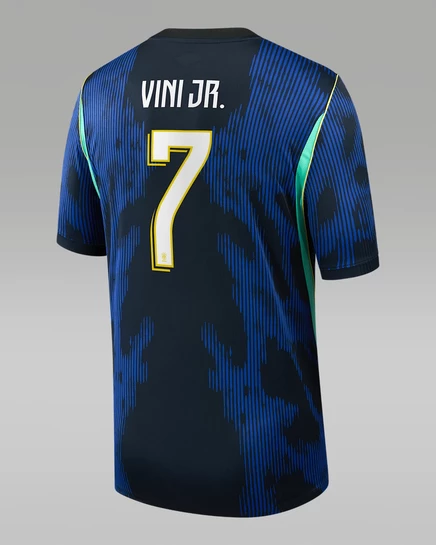 Подростковая футболка Nike Brazil 2026 Home Dri-FIT, синяя