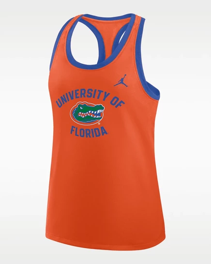 Женская майка Jordan College Racerback, оранжевая