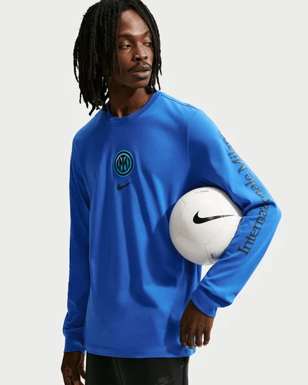Мужской лонгслив Nike Inter Milan, синяя