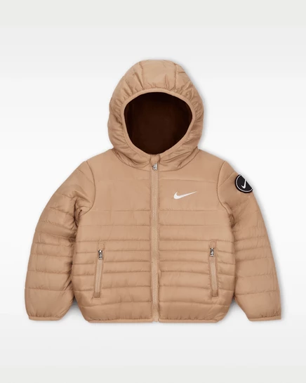 Куртка для малышей Nike Midweight Filled, светло-бежевая