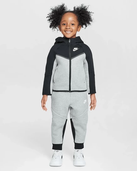 Унисекс комплект Nike Tech Fleece из 2 частей на молнии, серый