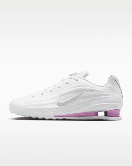 Женские кроссовки Nike Shox Z, белые/светло‑маджентовые