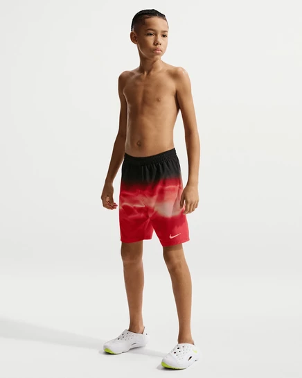 Детские плавательные шорты Nike Swim Breaker 7″ для мальчиков, красные
