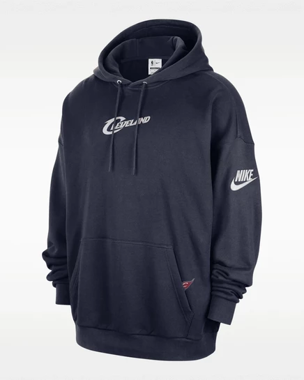 Мужская худи Nike Cavaliers Hardwood Classics, темно-синяя