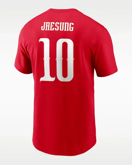 Мужская футболка Nike Lee Jae-Sung Korea, красная