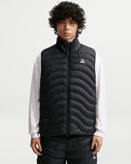Мужской жилет ACG Lava Flow Therma-FIT ADV, чёрно-белый