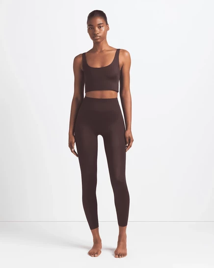Женские легинсы NikeSKIMS, высокая талия, фениксовые