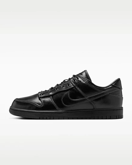 Кроссовки Nike Dunk Low Retro Premium, чёрные