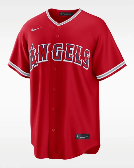 Мужская футболка Nike Mike Trout Los Angeles Angels, красная