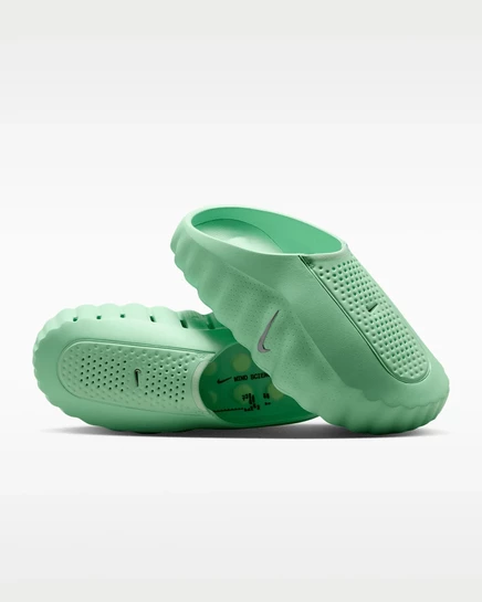 Мужские сабо Nike Mind 001, зелёные/чёрные/салатовые