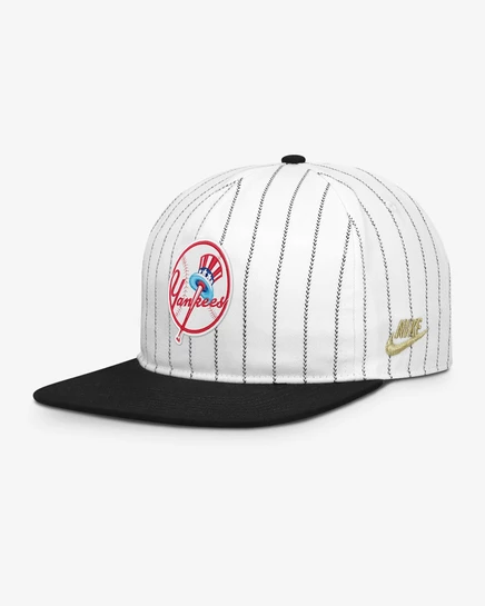 Мужская кепка Nike New York Yankees Pro с регулировкой, белая