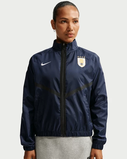 Женская куртка Nike Uruguay, темно-синяя/белая