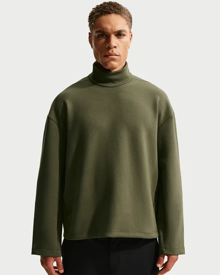Мужская водолазка Nike 24.7 ImpossiblySoft Dri-FIT, хаки